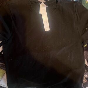 PINK Victoria's Secret Black Short Sleeve Tee